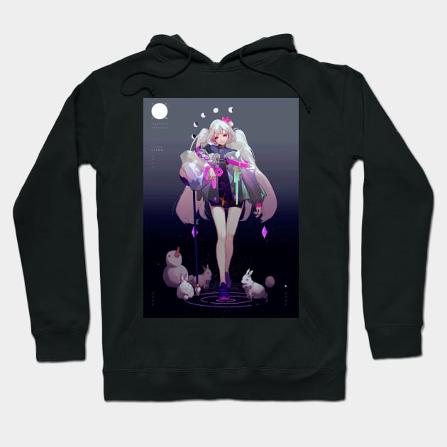 anime girls Hoodie by Yurii